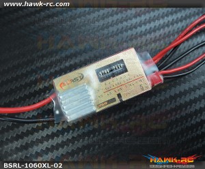 Burst Mini HV BEC w/Low Volt Alarm (3S~14S, 5.2~8.4V Output, 10A/20A)